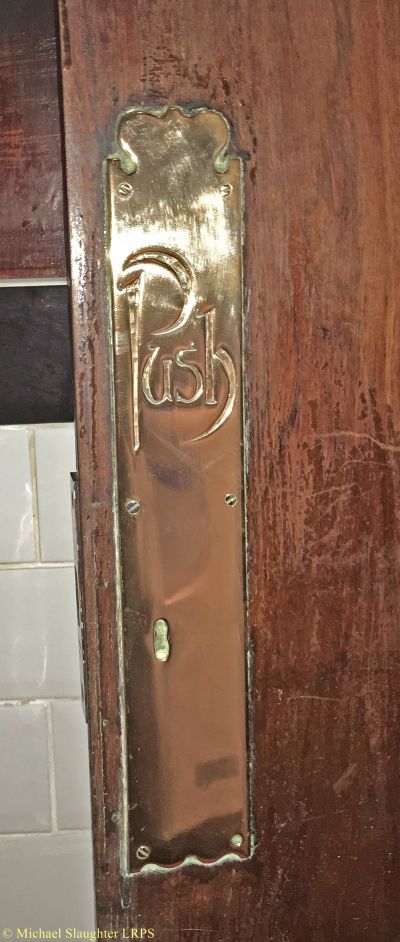 Brass Plaque on Gents.  by Michael Slaughter. Published on 